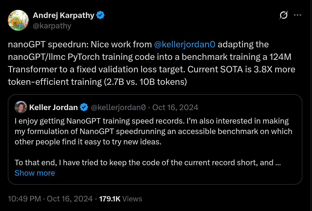 NanoGPT Speedrun